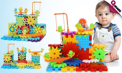 81-Piece Funny Bricks for Kids!